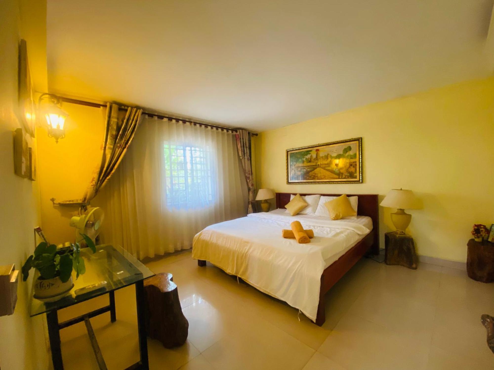 Homestay Yellow Natural House سيام ريب المظهر الخارجي الصورة